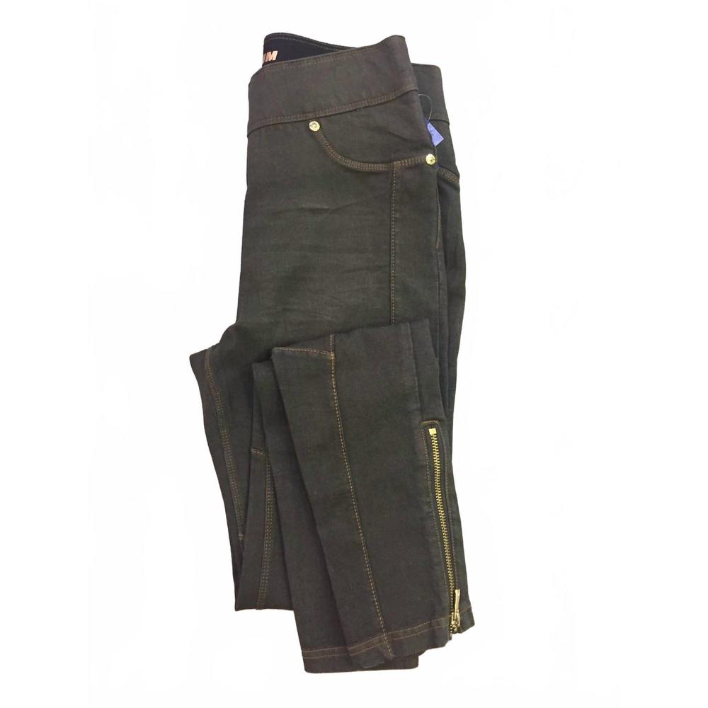 NEW LUXE women's denim pants in olive